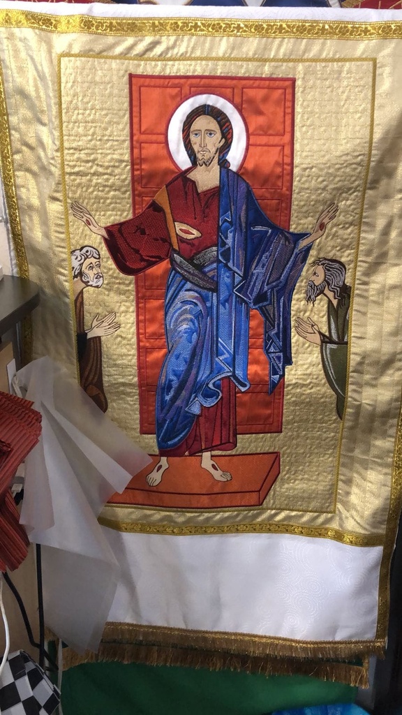 Cubre Atril Cristo Resucitado