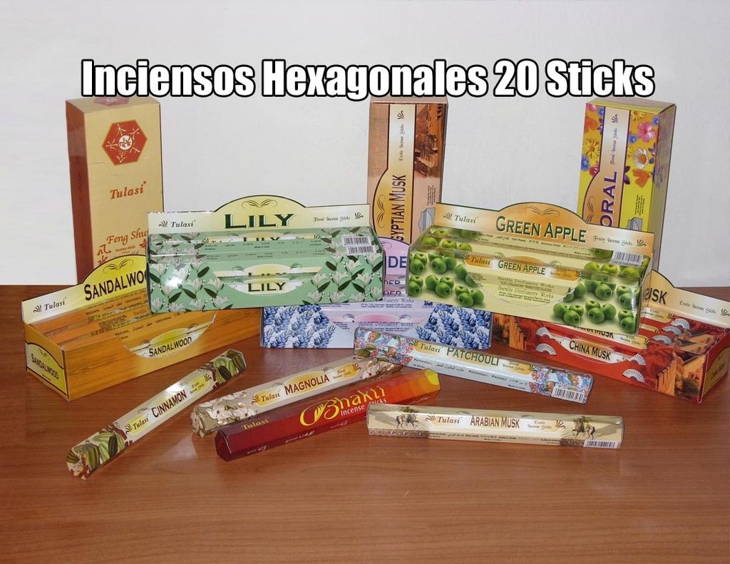 Incienso Caja Hexagonal
