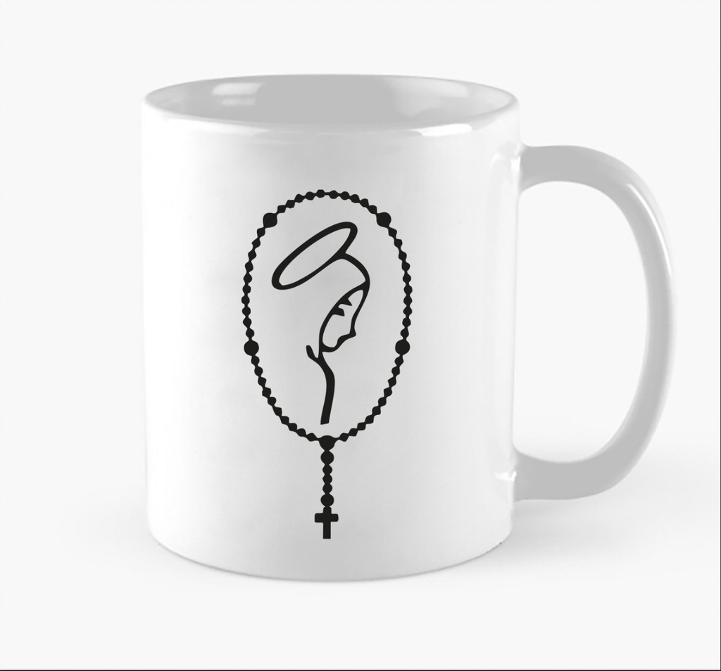 Taza sublimada religiosa