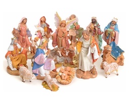 [300091] Resina - Pesebre completo Fontanini 16pz 15cm